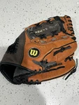 Wilson Leather T-ball Baseball Glove A1805 Pro 3 Rht Split Hinge Flexback. Fixed Price $18.36.