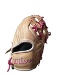 Wilson A2000 1786 Tan Pink Colorway Limegreen Outli 11.5 Pro Stock Infield Glove. Fixed Price $159.95.