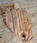 Franklin Leather Baseball Glove Right Handed Throw Backhander #4078. Fixed Price $25.00.