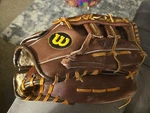 Wilson Baseball Glove Softball Mitt Staff Series WS5 A9720 Brown Leather Rh. Fixed Price $13.50.