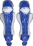 Nwt Rawlings Mach Series Adult Baseball Catcher's Leg Guards Nocsae Royal Blue. Fixed Price $209.77.