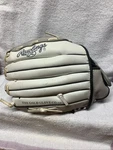 Rawlings Fastpitch Softball Leather 12 Inch Zero Shock Gray Left Hand Glove. Fixed Price $24.00.