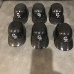 Colorado Rockies Mlb Rawlings Mini Cream Snack Helmet Lot Of 6 Licensed. Fixed Price $12.99.