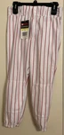 Wilson A4208 Youth White/scarlet Pinstripe Baseball /softball Pants Large Nwt. Fixed Price $9.99.