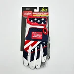 Rawlings Workhorse Okc Softball Women Size Batting Gloves Red White Blue Usa. Fixed Price $13.99.