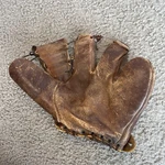 1940S Wilson A2924 Phil Cavarretta 3 Finger Baseball Glove Mitt Signed Randy. Fixed Price $14.95.
