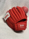 Franklin Sports 9'' Teeball Glove With Red - Nwt. Fixed Price $12.99.