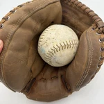 Rawlings DB35 Steve Yeager Catchers Baseball Glove Mitt Left Handed Vtg W/ball. Fixed Price $37.95.