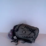 Wilson Flash Fastpitch 12" Leather Softball Glove Left Hand Gray/black/purp. Fixed Price $15.00.