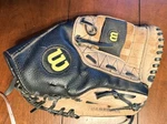 Wilson A2448 12" Genuine Leather Mlb Baseball Glove Right Hand Throw. Fixed Price $16.00.