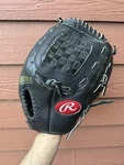 Rawlings RBG36B 12.5" Baseball Softball Glove Sammy Sosa Black Leather Rht. Fixed Price $29.75.