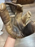 Wilson Personal Model Ernie Banks Baseball Glove A2125 83 Three-finger Variation. Fixed Price $249.99.
