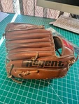 Regent Youth 03116 Star Dual Hinge Brn Leather Baseball Glove Mitt Rh Throw. Fixed Price $9.95.