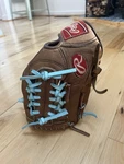 Rawlings Sandlot SL1125 Modified Trapeze Glove Lht 11.25 Cleaned Relaced. Fixed Price $49.95.
